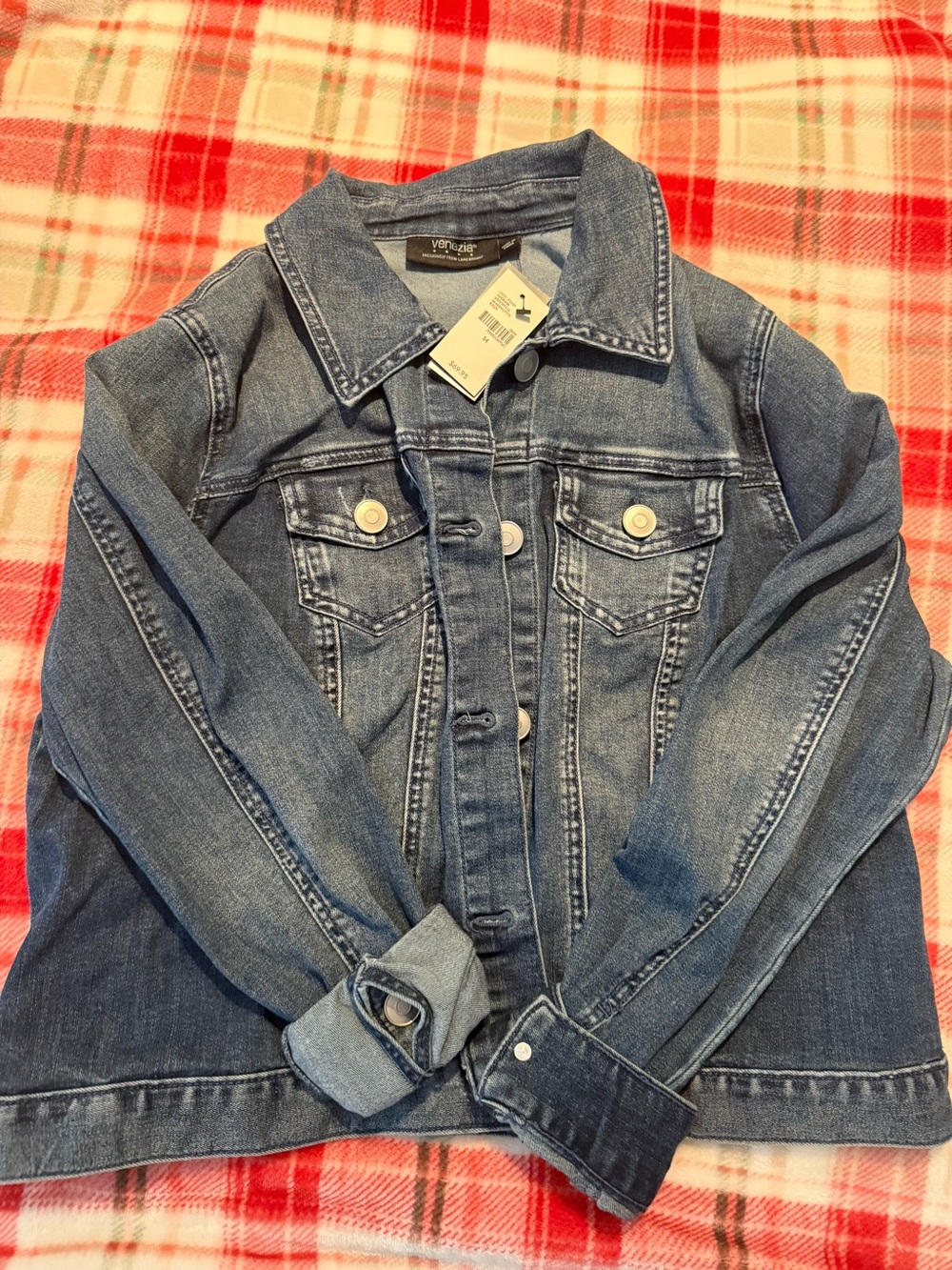 Venezia Women's Denim Jacket - Blue